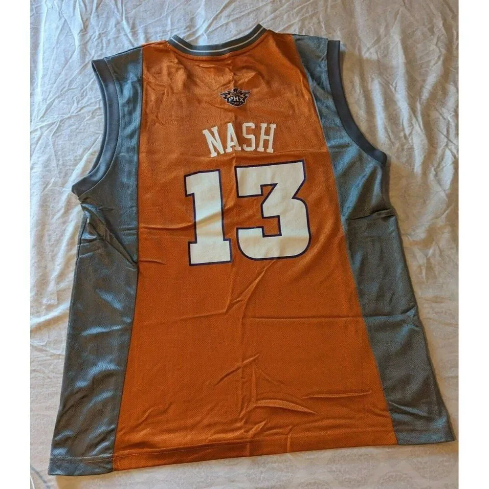 * Phoenix Suns Vintage Alternate Orange Steve Nash #13 Jersey, XL Adult Men